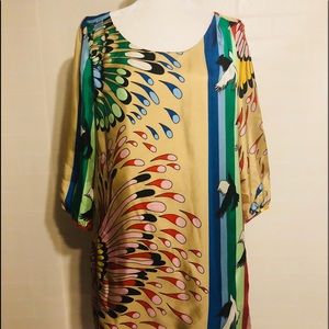 Tibi colorful print dress